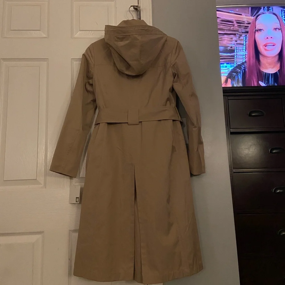 Anne Klein Rain Trench Coat Jacket XS BNWT - Picture 2 of 4